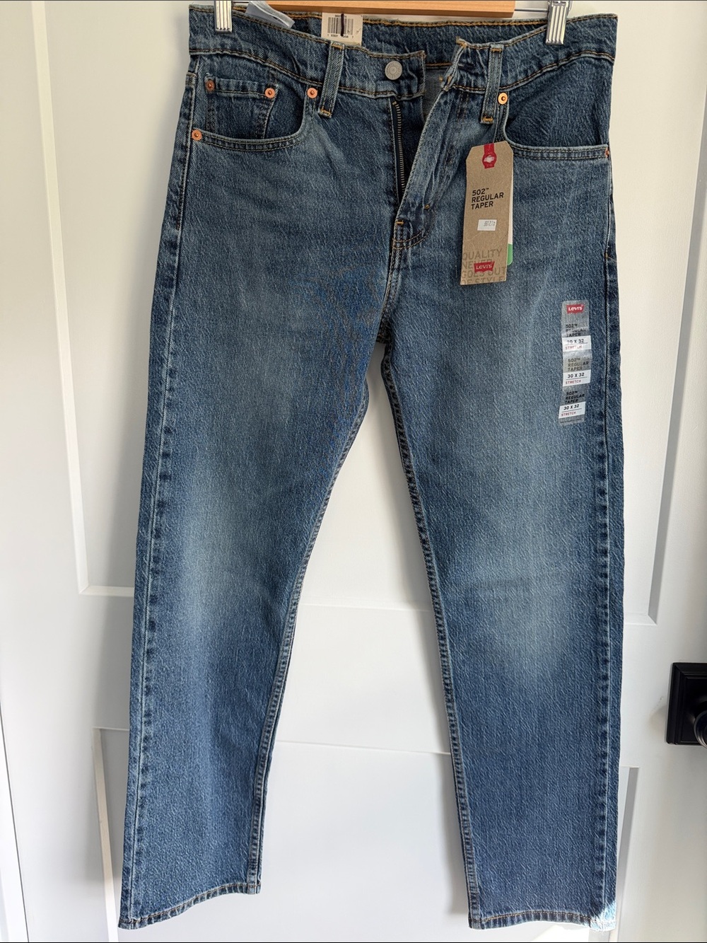 Levi's Men’s Medium Blue Straight Leg Jeans